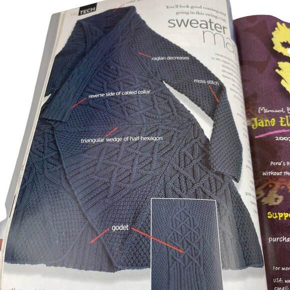 Vogue Knitting Fall 2007 Special Collectors Issue Cottage Core Crafter 25th Anni - Picture 8 of 16